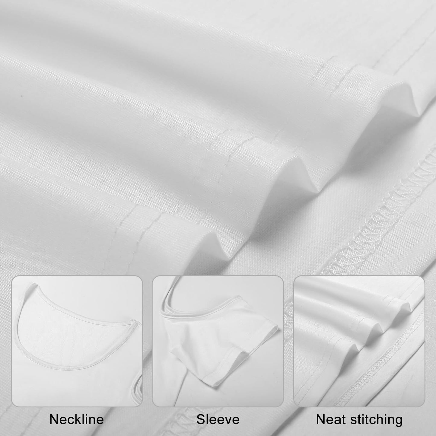 露肩U领短袖上衣 ACT (单图) 图文定制设计