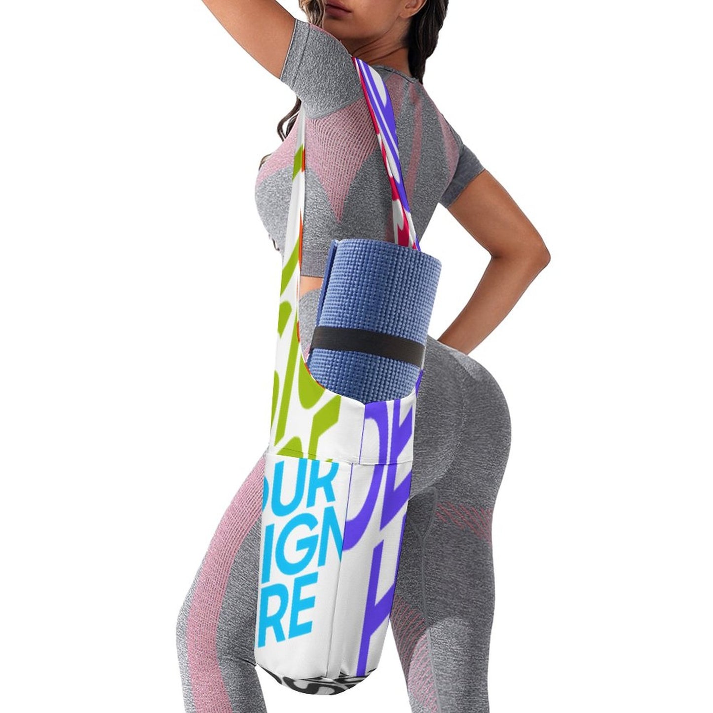 瑜伽垫收纳袋 (多图) 图文定制设计