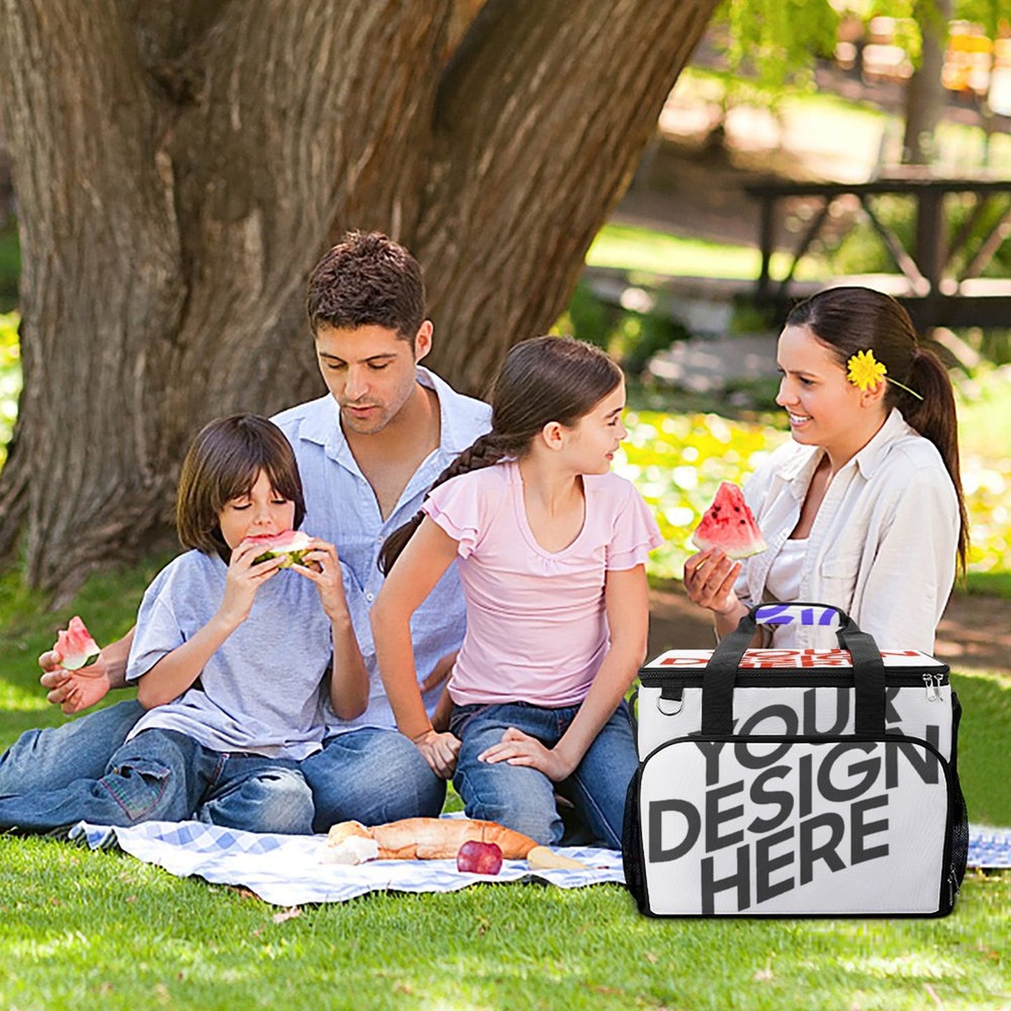 露营冰包A019 (多面不同图) 图文定制设计