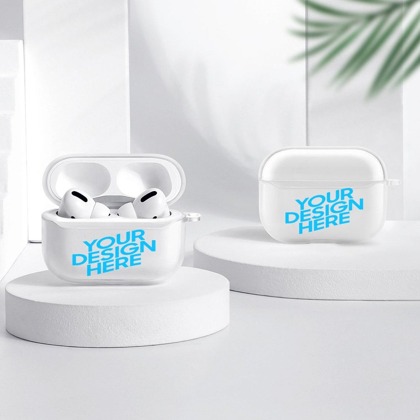 苹果Airpods Pro蓝牙耳机套 (透明) 图文定制设计