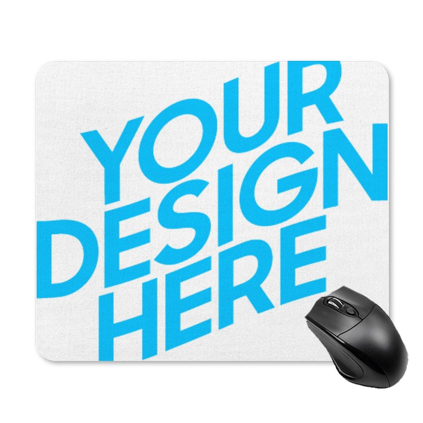 方形鼠标垫图文定制设计