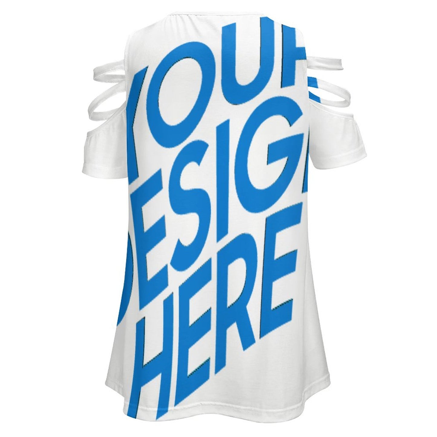 BE拉链露肩上衣 (单图) 图文定制设计