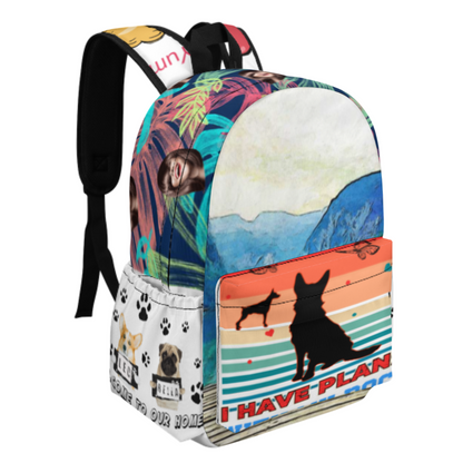 半印书包图文定制设计 (多面不同图)