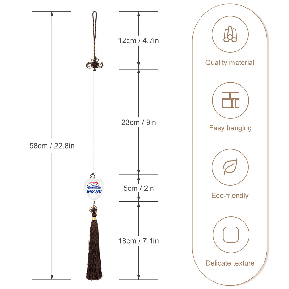水晶汽车吊坠图文定制设计