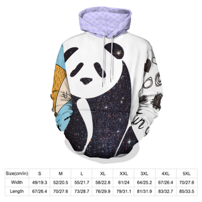 双层帽全印成人卫衣 (男女通用款) 图文定制设计