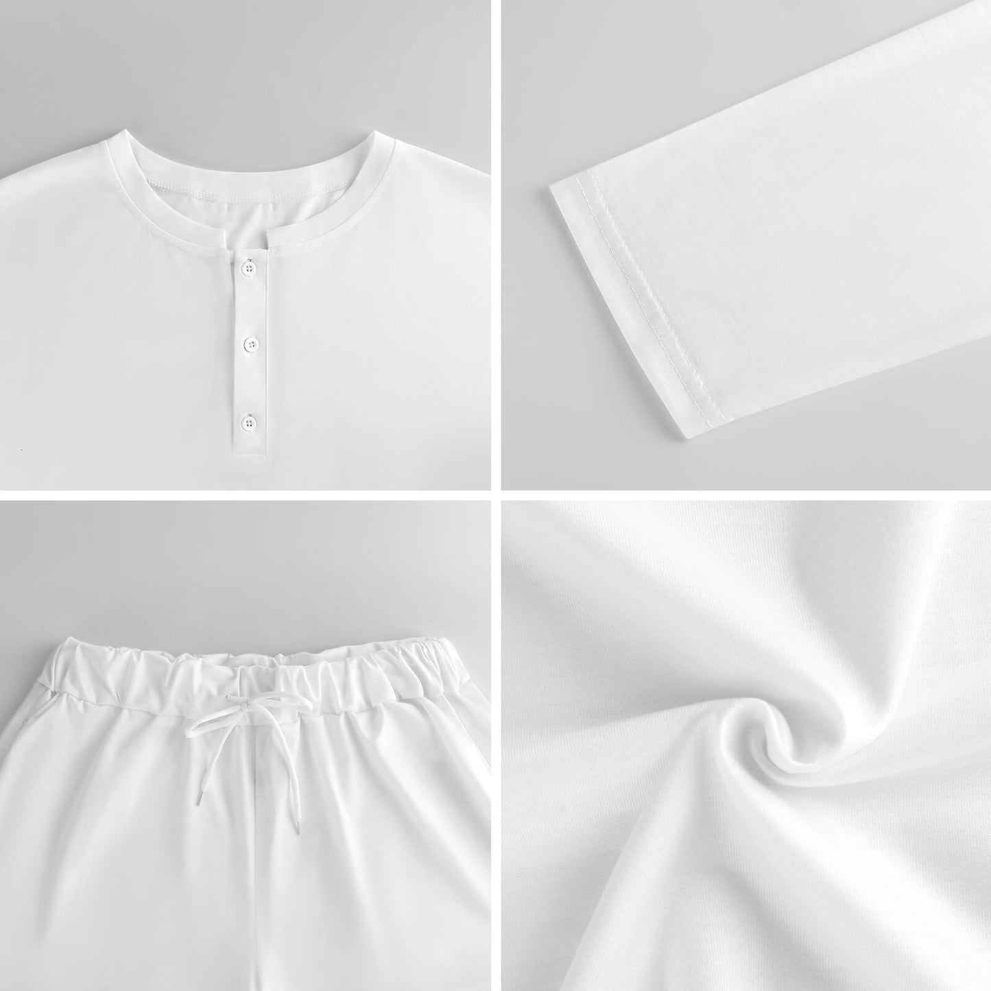 女士扣领睡衣套装203 (多图) 图文定制设计