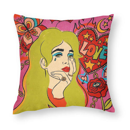 涤纶抱枕套 (2个1组) 图文定制设计 (双面同图)