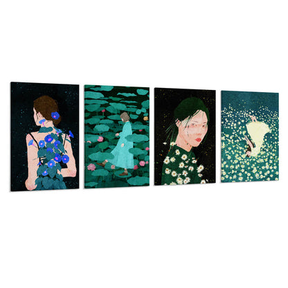 挂画—四联多图 (竖版2:3) 图文定制设计