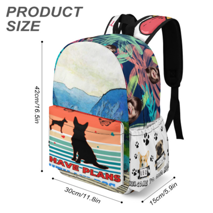 半印书包图文定制设计 (多面不同图)