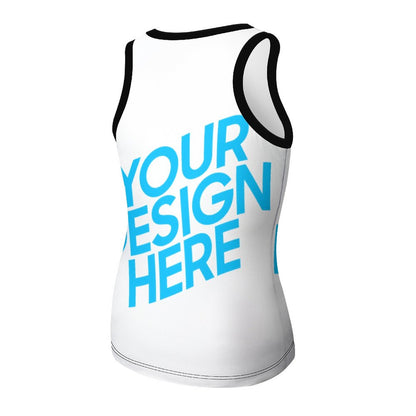 女士无袖背心NZ106 (单图) 图文定制设计
