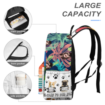 半印书包图文定制设计 (多面不同图)