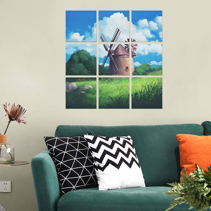 挂画—九联单图 (方形) 图文定制设计