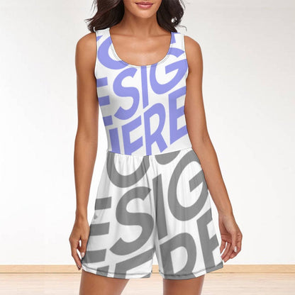 女款连体家居服QZ6055 (多图) 图文定制设计