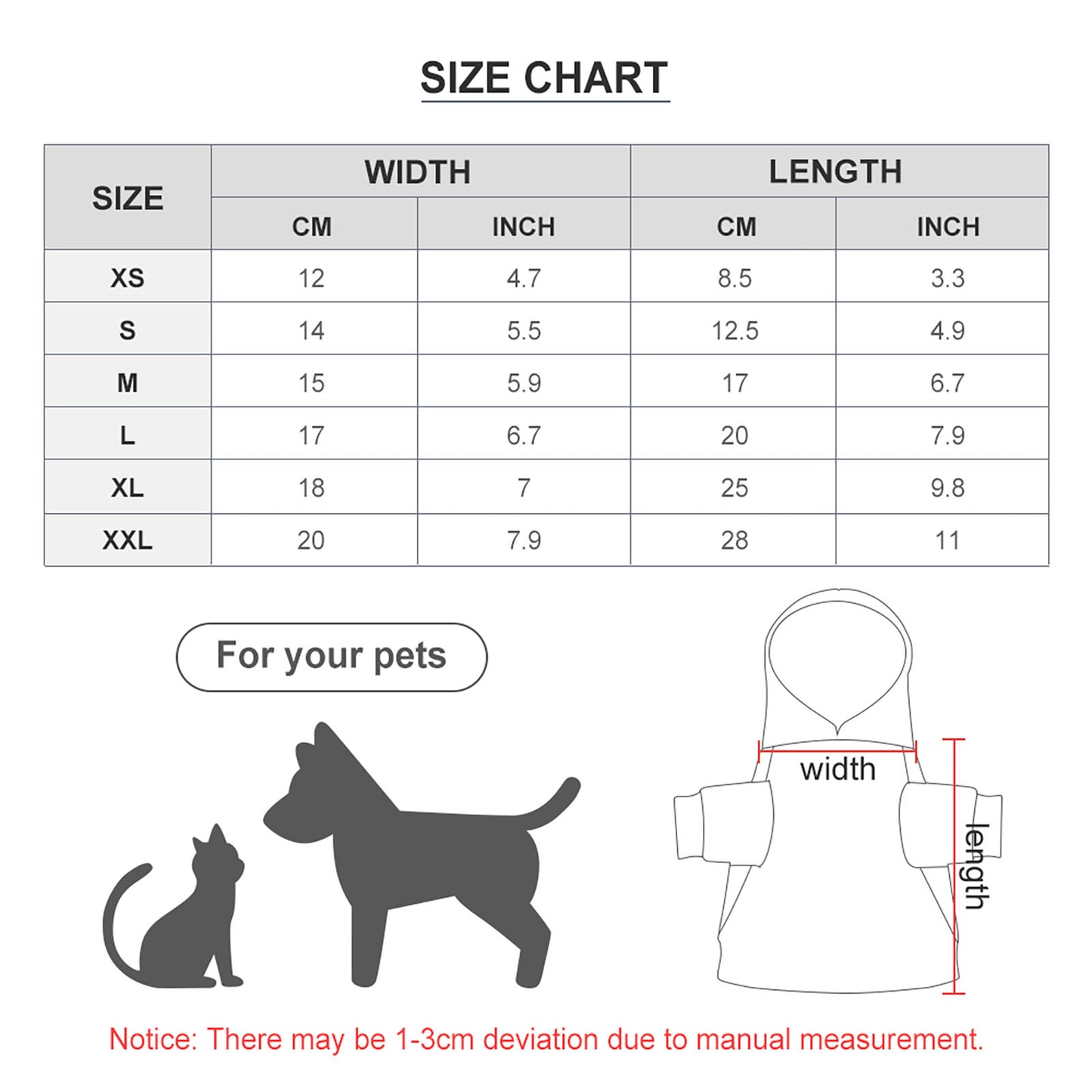 宠物服 (带帽款) 图文定制设计