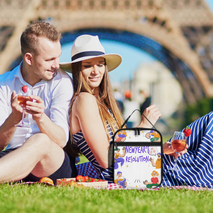 便携式保温午餐袋 (多面不同图) 图文定制设计