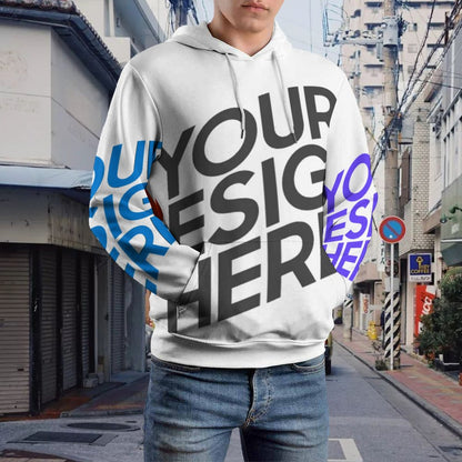 双层帽全印成人卫衣 (男女通用款) 图文定制设计