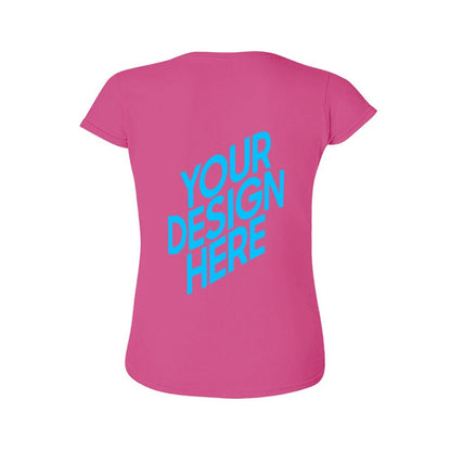 亚码吉尔丹女款T恤 (后片印制) 图文定制设计