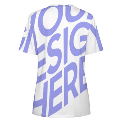 全印纯棉女款T恤ay001 (单图) 图文定制设计