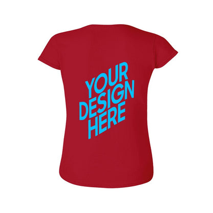 亚码吉尔丹女款T恤 (后片印制) 图文定制设计