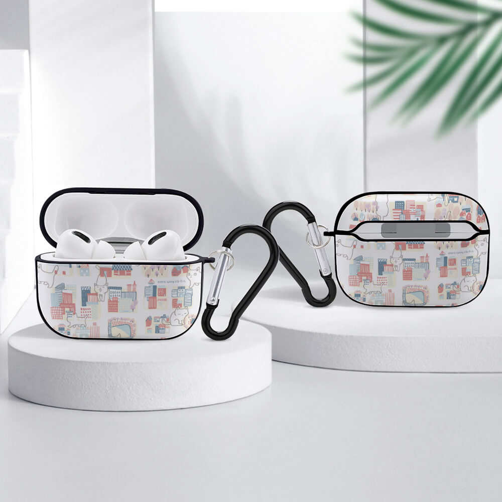 苹果Airpods Pro蓝牙耳机套 (全幅印制) 图文定制设计