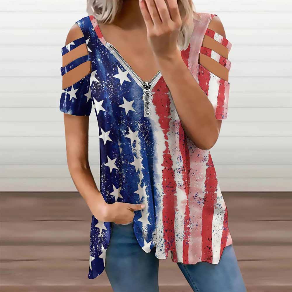 BE拉链露肩上衣 (单图) 图文定制设计