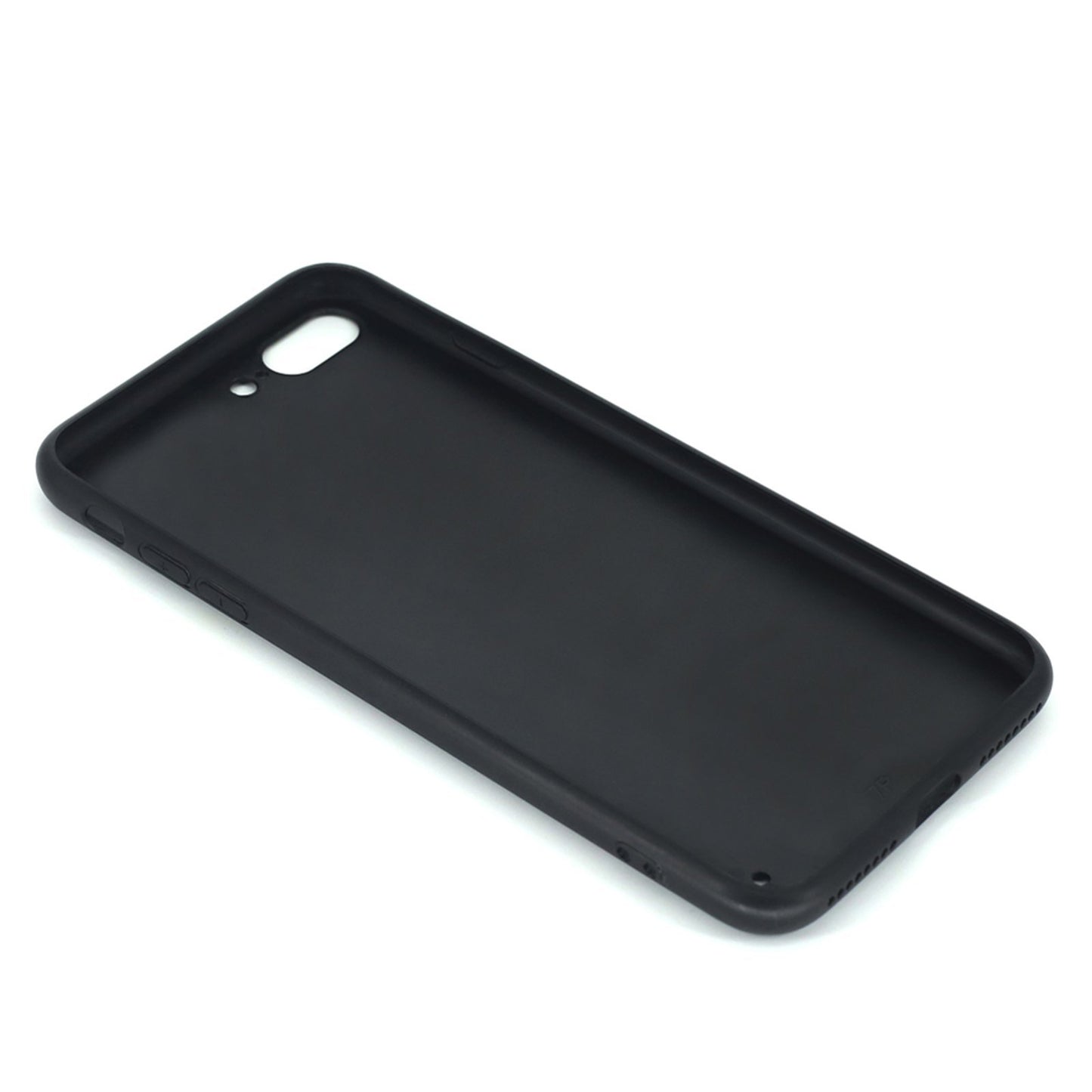 Iphone 7p/8P黑色TPU玻璃壳图文定制设计