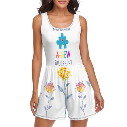 女款连体家居服QZ6055 (多图) 图文定制设计