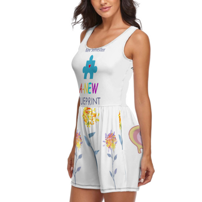 女款连体家居服QZ6055 (多图) 图文定制设计