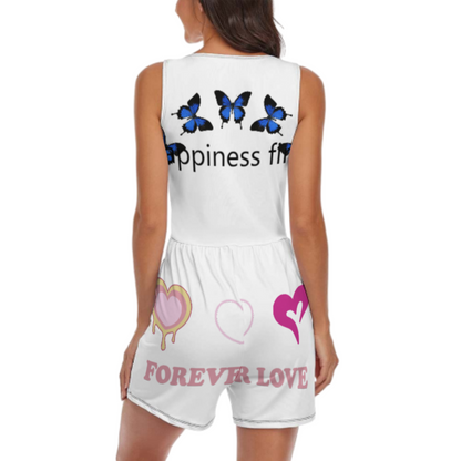 女款连体家居服QZ6055 (多图) 图文定制设计