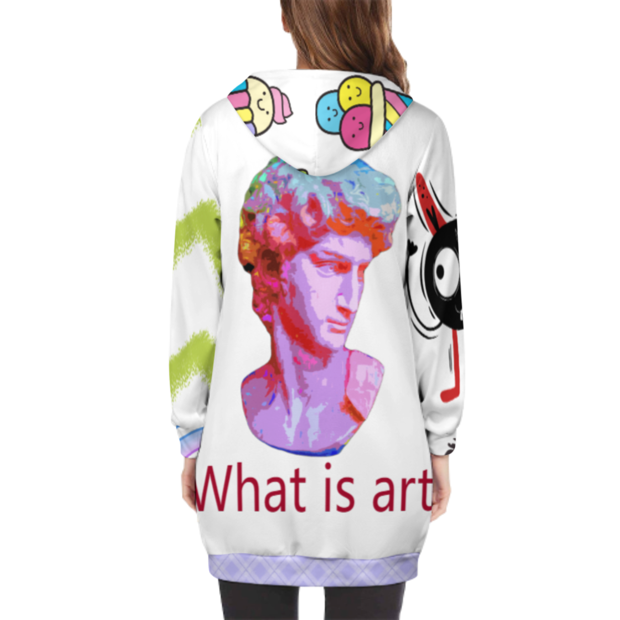 长款连帽长袖卫衣SDS002 (多图) 图文定制设计