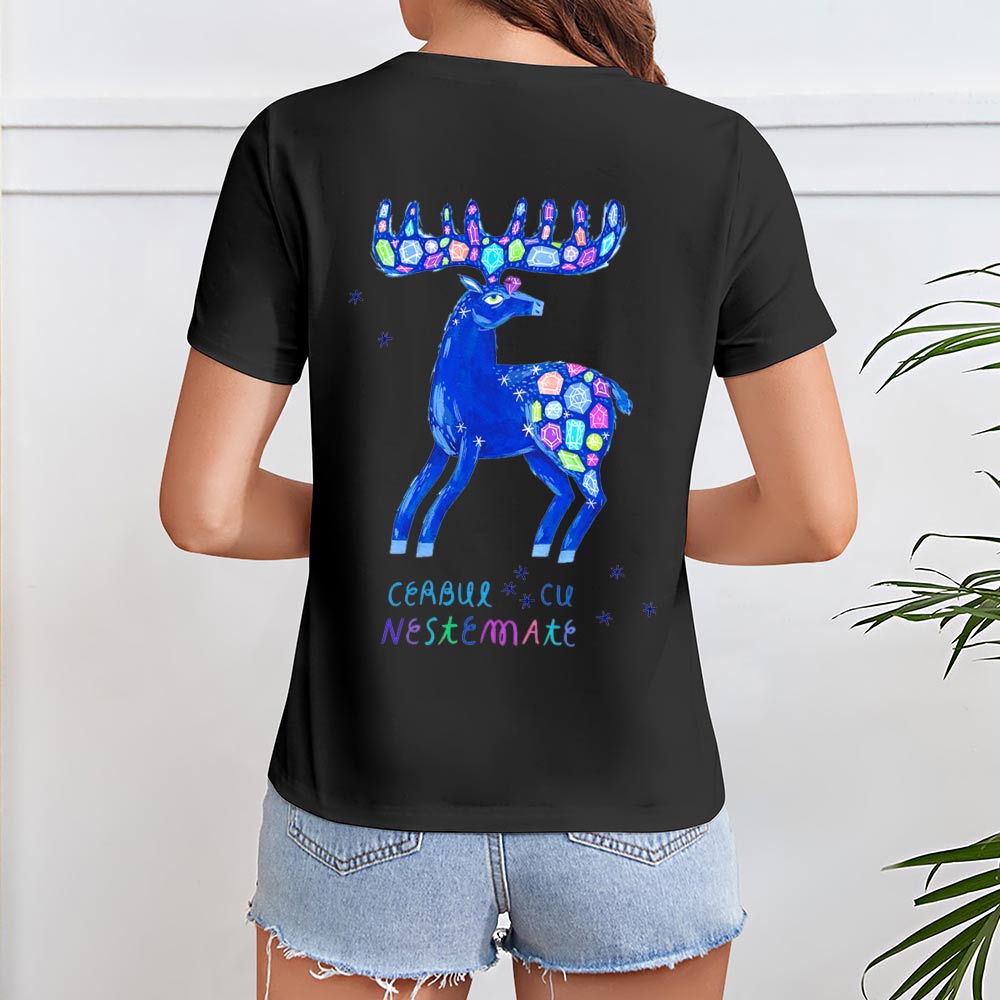 亚码吉尔丹女款T恤 (后片印制) 图文定制设计