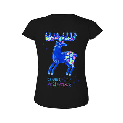 亚码吉尔丹女款T恤 (后片印制) 图文定制设计