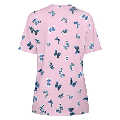 全印纯棉女款T恤ay001 (单图) 图文定制设计