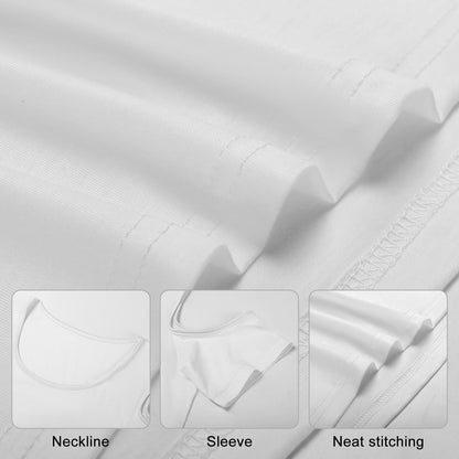 露肩U领短袖上衣 ACT (单图) 图文定制设计