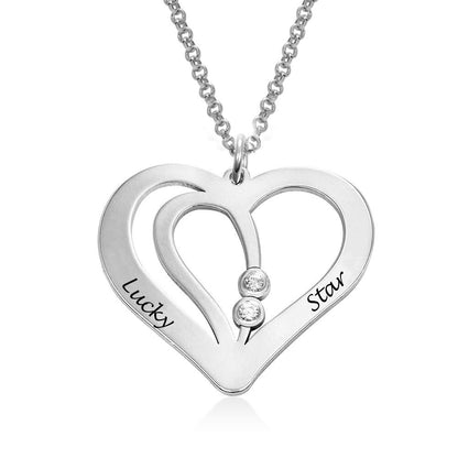 心形项链X0075图文定制设计