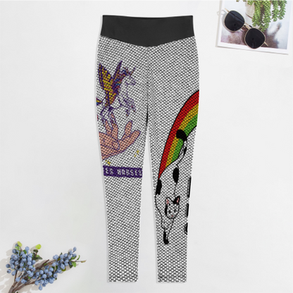 蜂巢纹瑜伽长裤YJ050 (多图) 图文定制设计