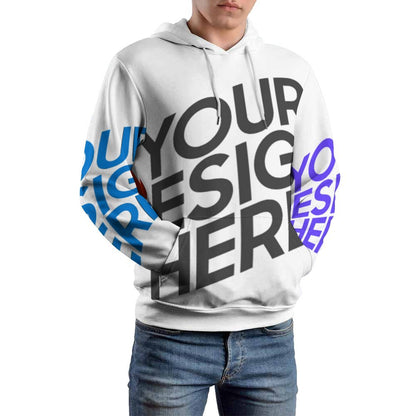 双层帽全印成人卫衣 (男女通用款) 图文定制设计