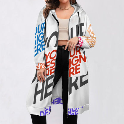 长款连帽长袖卫衣SDS002 (多图) 图文定制设计