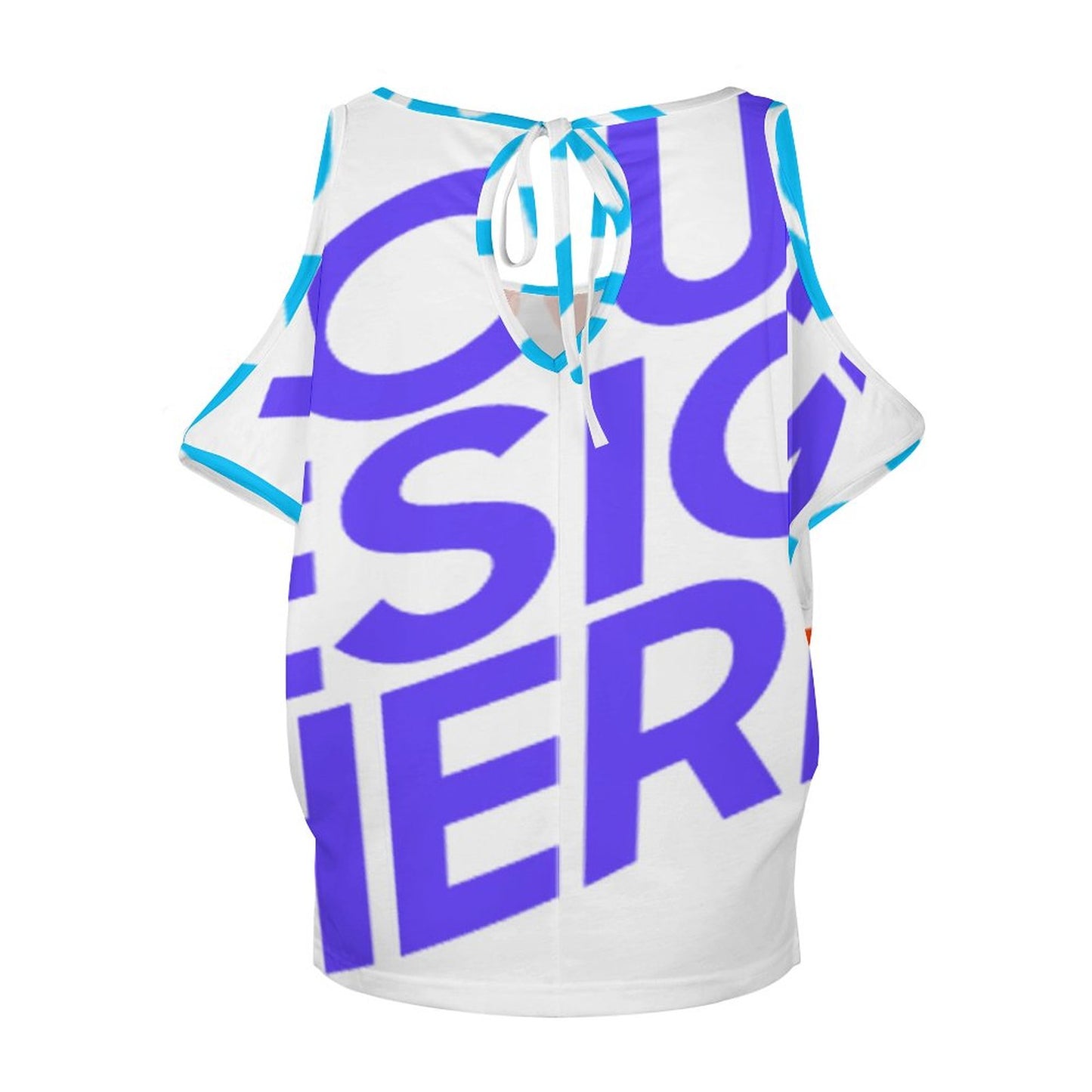 露肩T恤AUT (多图) 图文定制设计