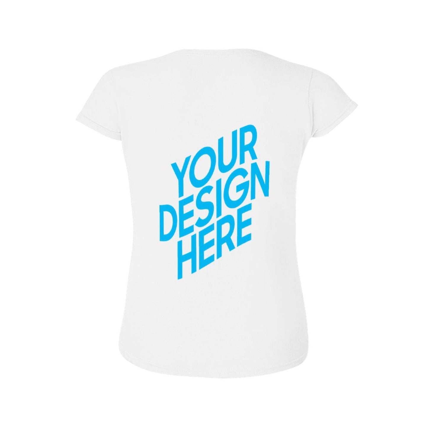 亚码吉尔丹女款T恤 (后片印制) 图文定制设计