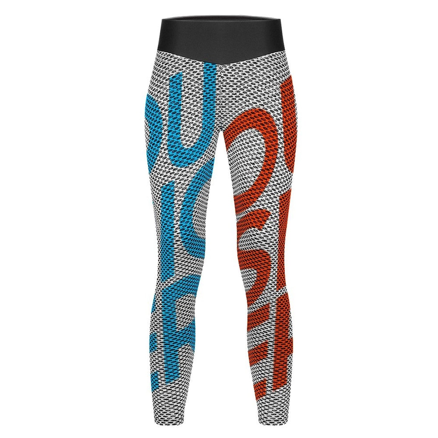 蜂巢纹瑜伽长裤YJ050 (多图) 图文定制设计