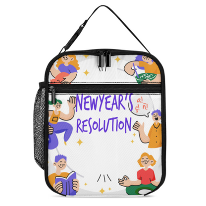 便携式保温午餐袋 (多面不同图) 图文定制设计