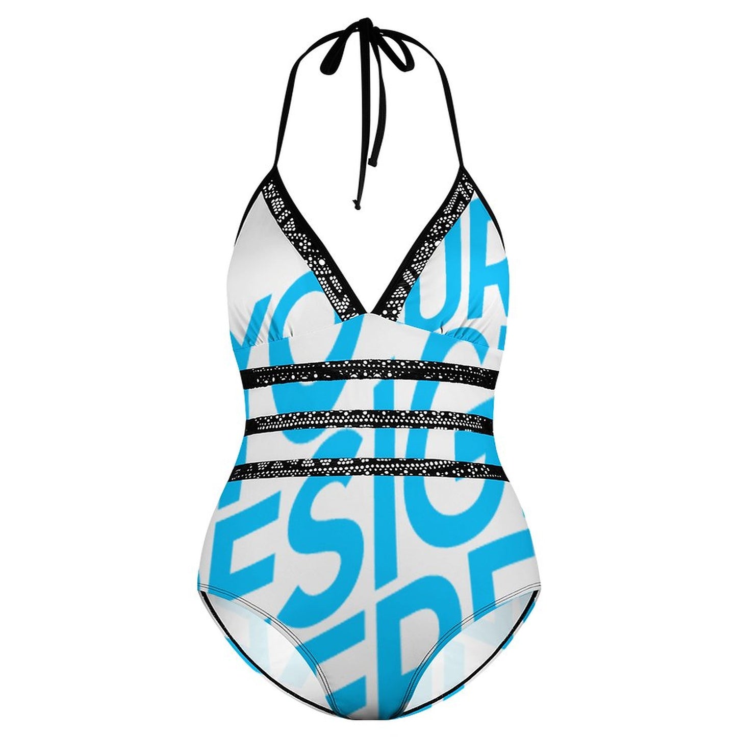 大码比基尼泳衣YS20001 (单图) 图文定制设计