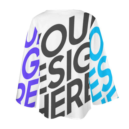 休闲宽松雪纺长袖上衣1L (多图) 图文定制设计