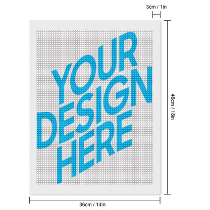 钻石画 (方钻) (画布款) 图文定制设计