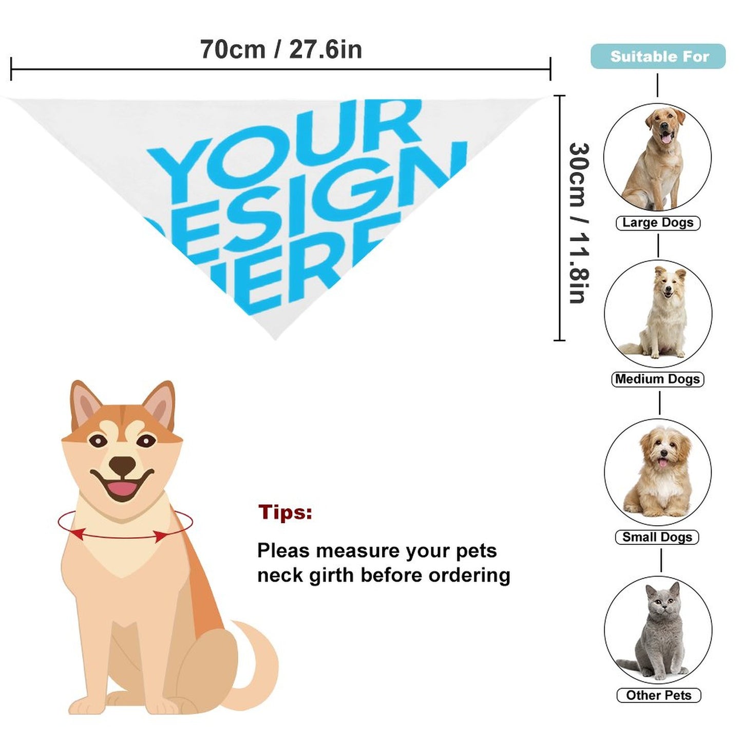 宠物围巾图文定制设计