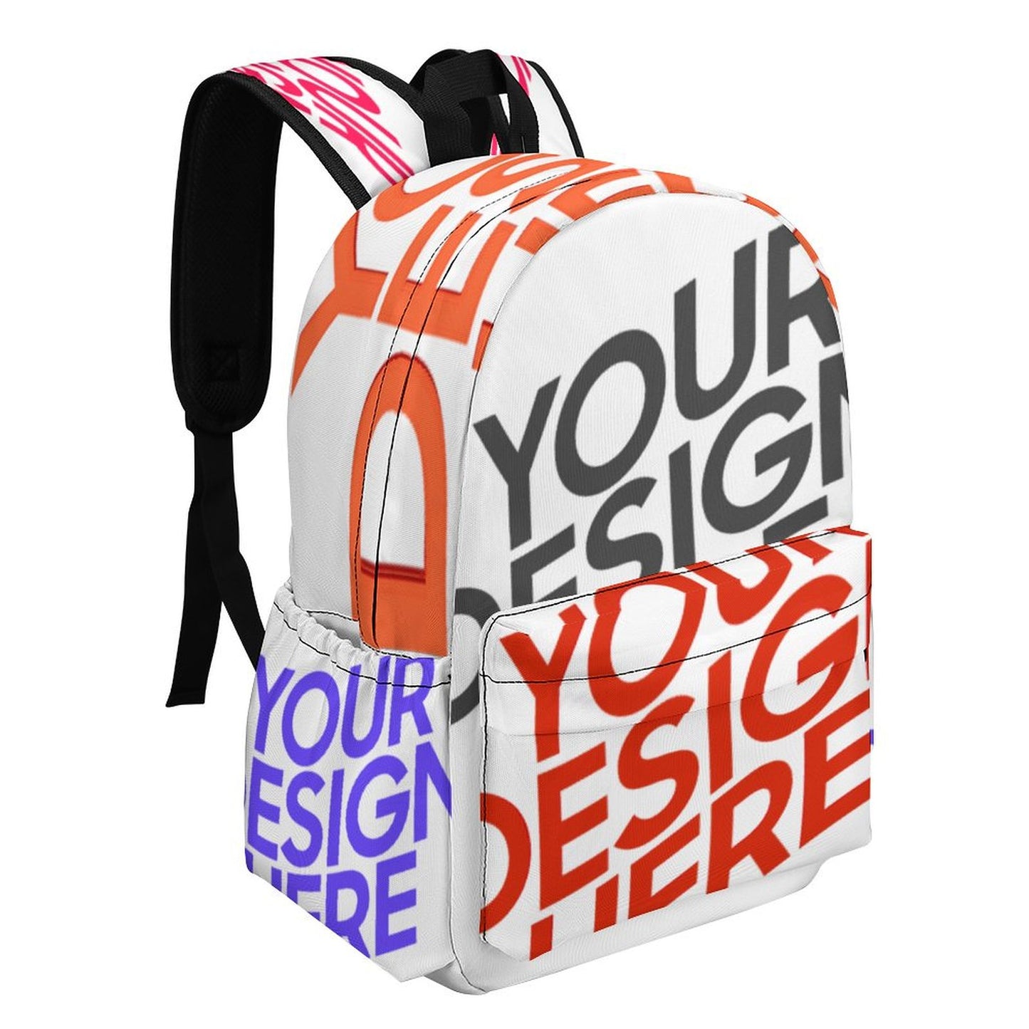 半印书包图文定制设计 (多面不同图)