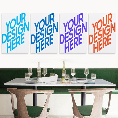 挂画—四联多图 (竖版2:3) 图文定制设计