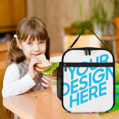 便携式保温午餐袋 (多面不同图) 图文定制设计