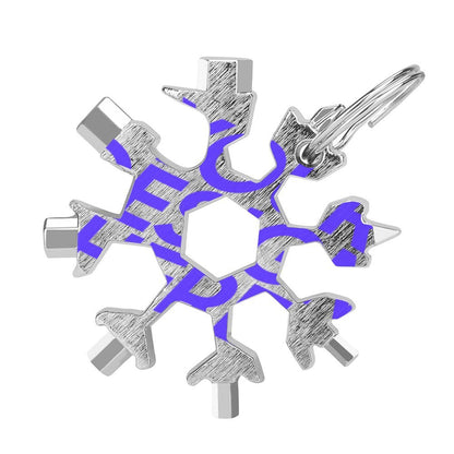 雪花多功能扳手图文定制设计